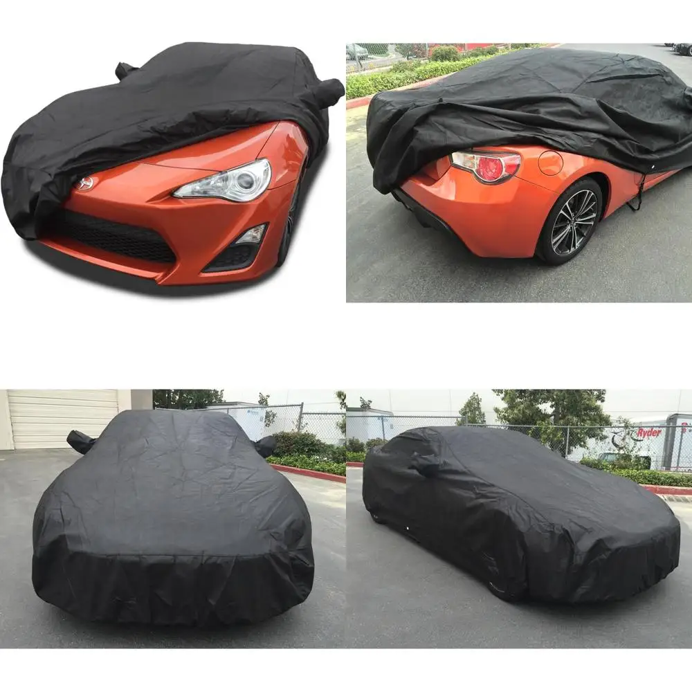 غطاء حماية للسيارة موديل 2013-2019 FR-S وتويوتا 86 باللون الأسود، مثالي للحماية المخصصة والخارجية