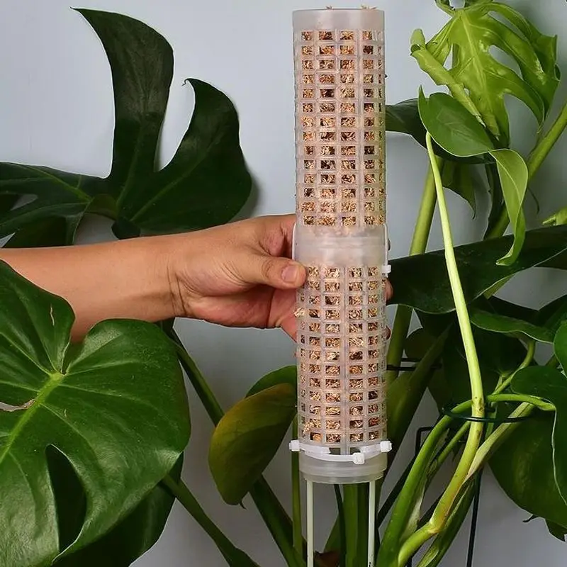 Accessory Plastics Moss Pole Stackable Totem Stick Sphagnum for Orchid Monstera Flowers Climbing