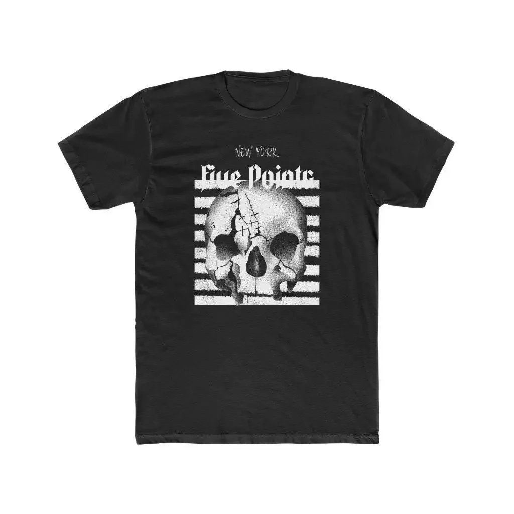 Gangs Of Ny Five Points Skull Men'S T Shirt