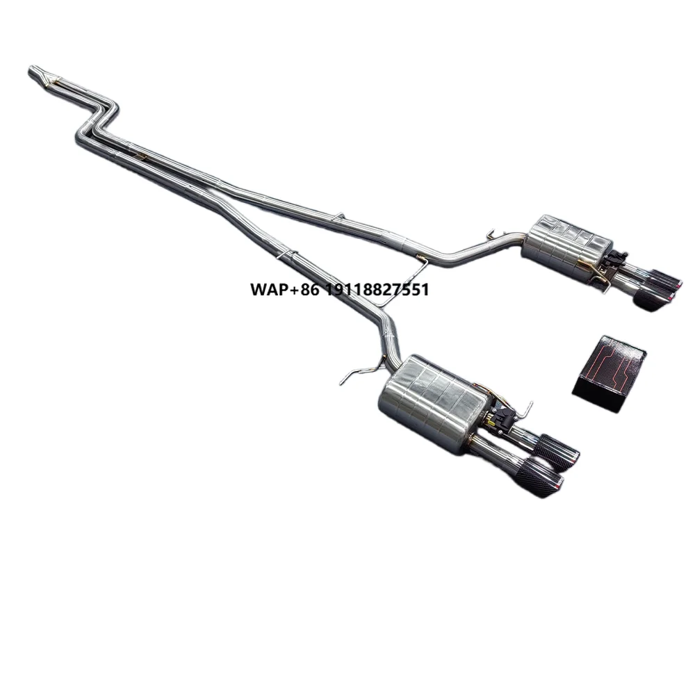 

Fudkli F10 535i Exhaust System for535i 525i 520i 528i Racing Sport Exhaust Pipe With Valve-Boost Power & Aggressive Sound