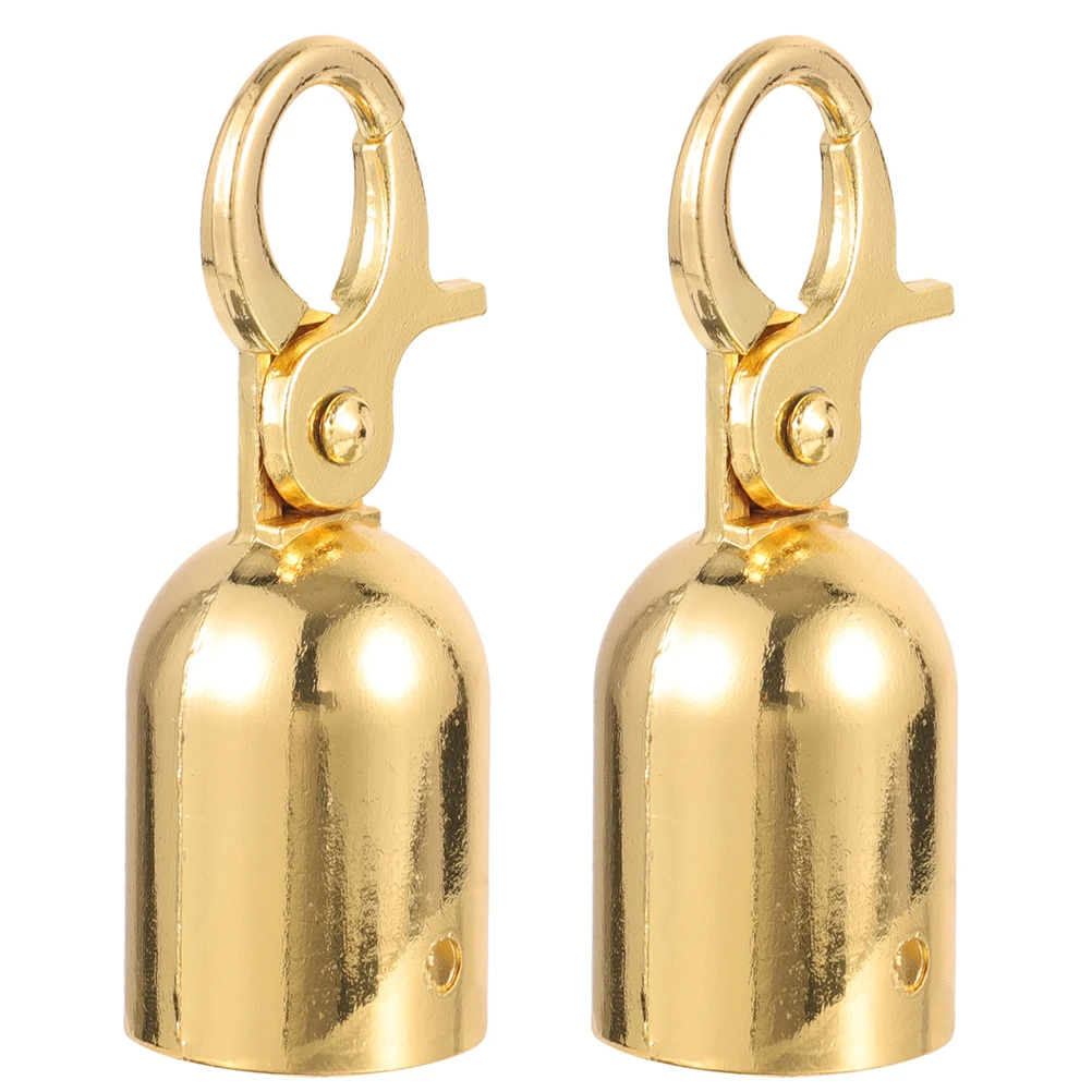 

Snap Hook Rope End Stop Stopper Cord Ends Crimping Decking Golden Stainless Steel