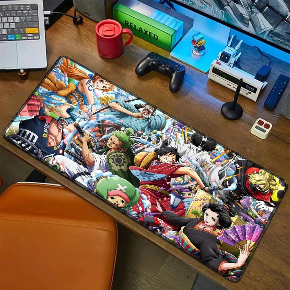 

O-One P-Pieces аниме Луффи коврик для мыши резиновый коврик для ноутбука Xxl коврик для мыши ноутбук геймер компьютерный стол игровые аксессуары