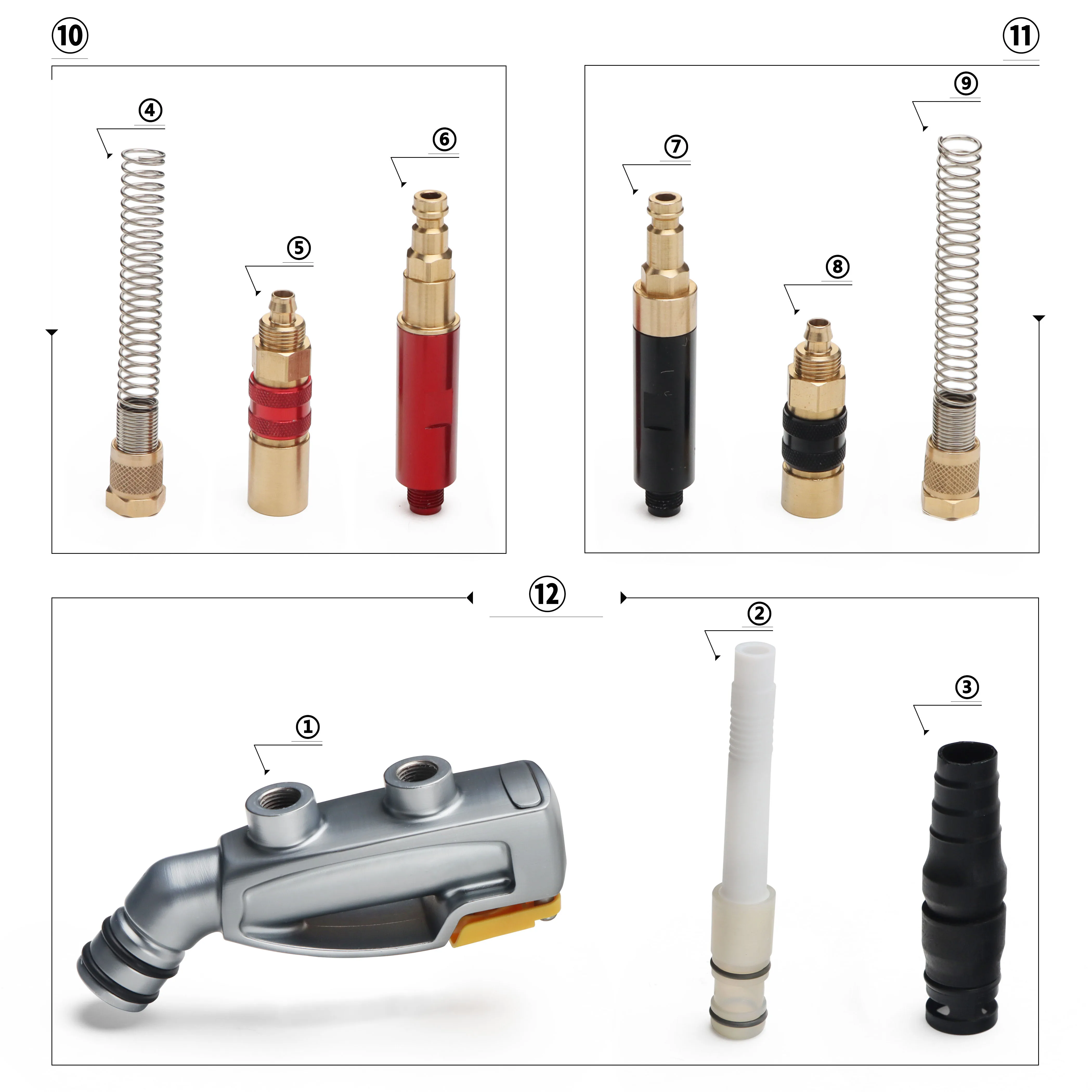 High-precision Powder Pump Injecteur Venturi Insert Sleeve Plastic Pipe FX15102