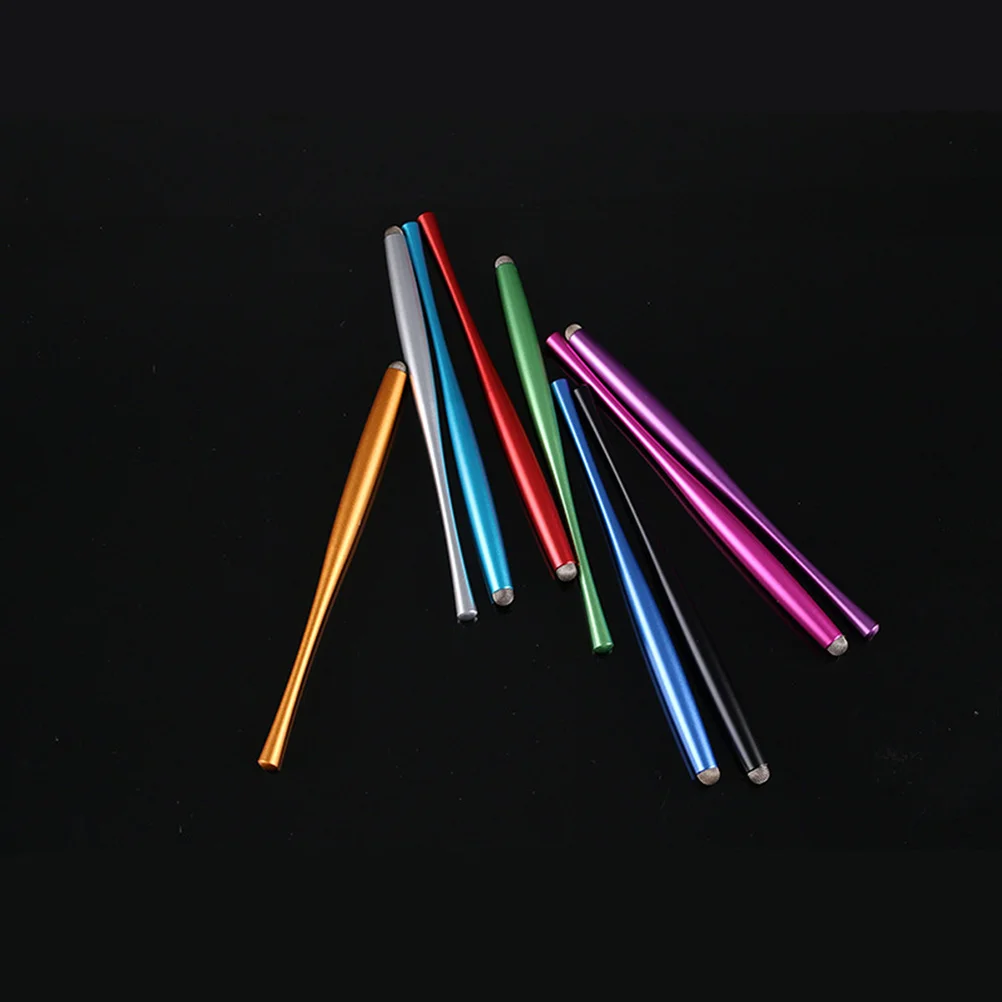 

4Pcs Metal Capacitive Stylus Pen Replaceable Fiber Tip for Phone Tablet Writing Touch Screen Pen Handwriting Computer Capacitive