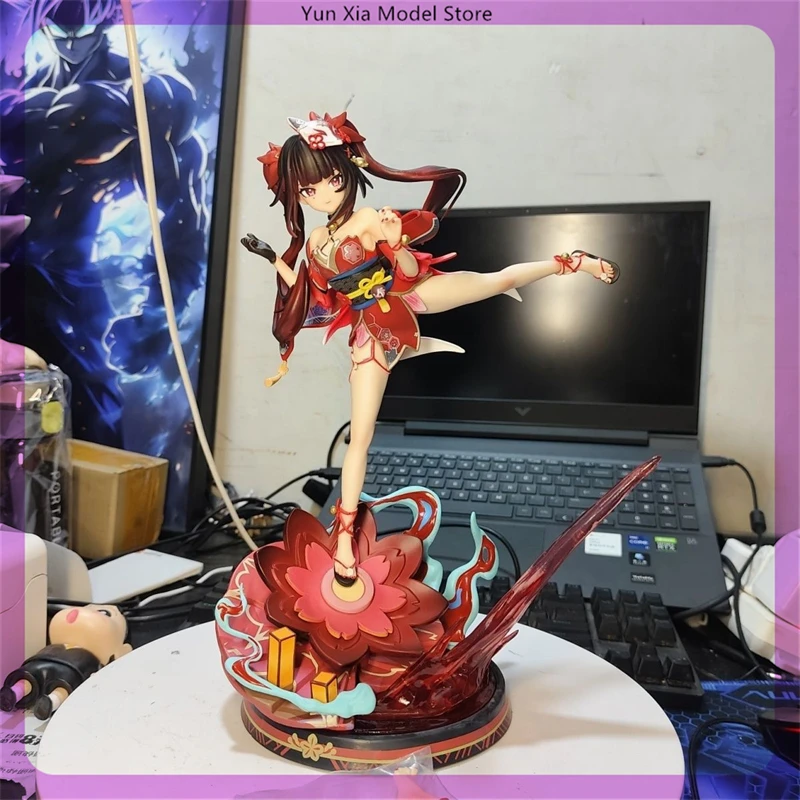 28cm Honkai: Star Rail Sparkle Kick Popular Game Girl Figure Model Statue Boys Collection Desktop Decoration Ornament Toys Gifts