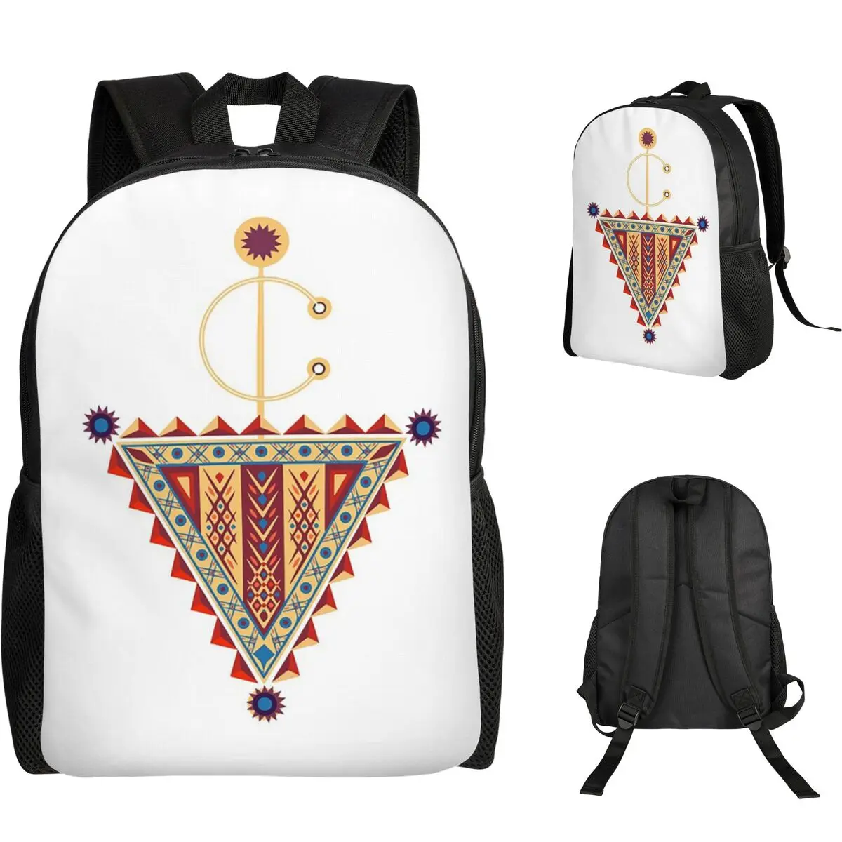 

Рюкзак Amazigh Tazerzit с эмблемой марокканских берберов, школьная сумка для мальчиков и девочек, сумка для книг, школьная сумка, сумки через плечо для компьютера