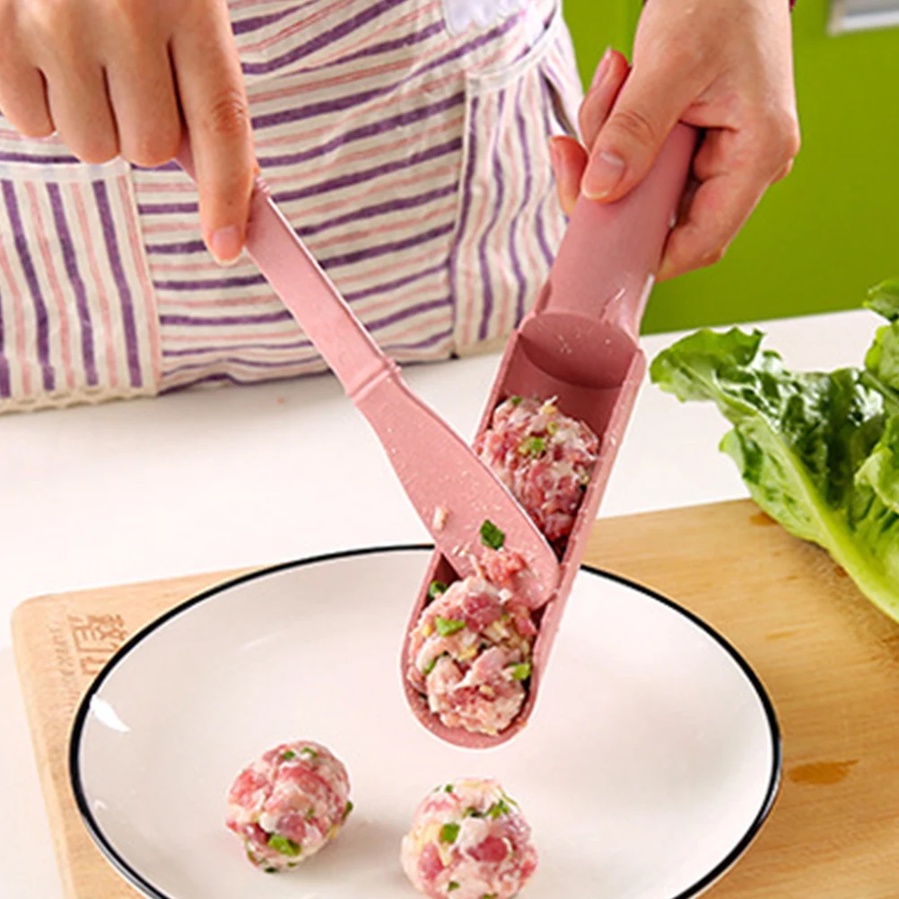 

8 Sets Meatball Maker Tools Stainless Steel Kitchen Accessories Meat Fish Patties Making Hot Pot Double Spoon Sizes Measuring