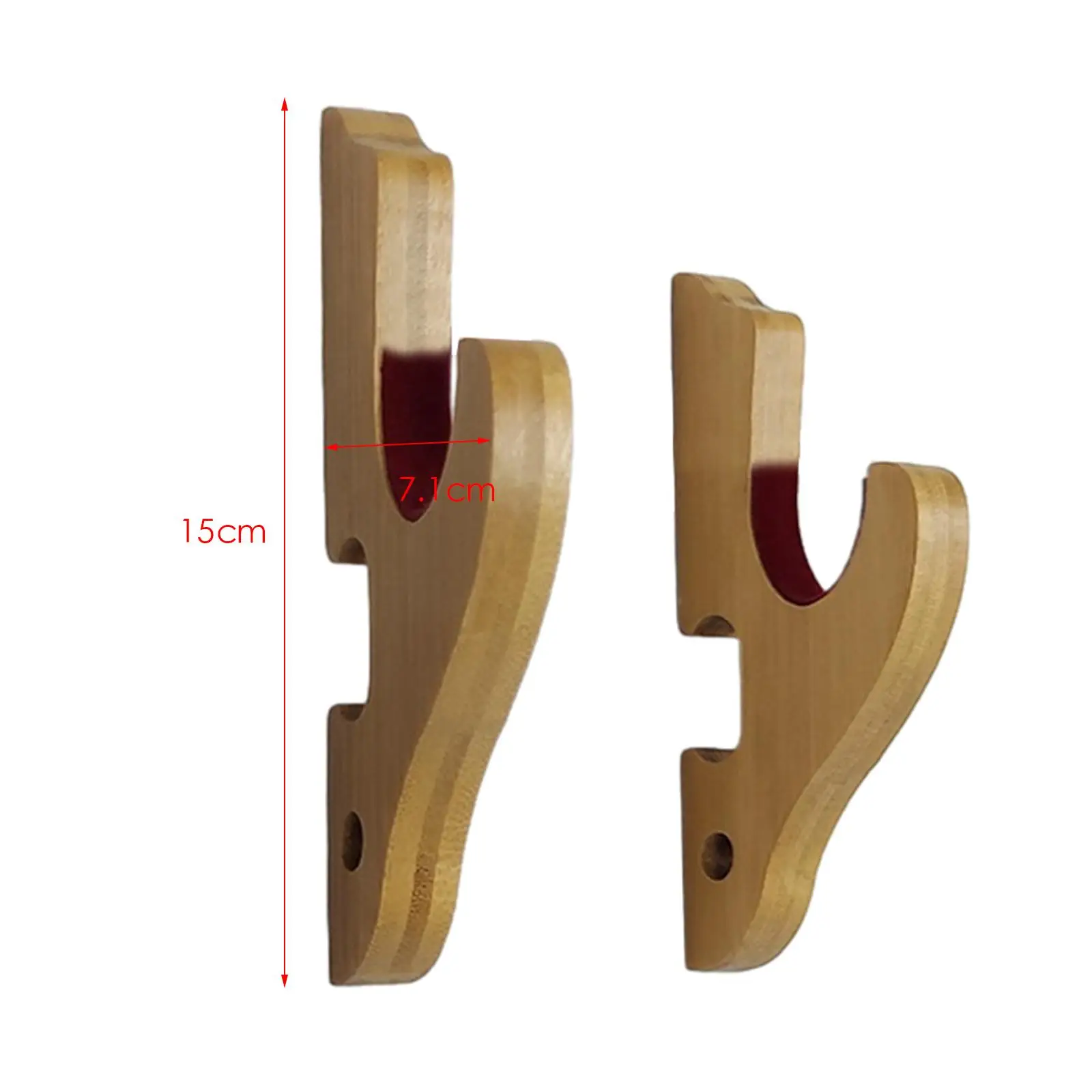 Space Saving Bamboo Sword Display Hanger Wall Mount Holder for Samurai Wakizashi Tanto Flutes and Fishing Rods