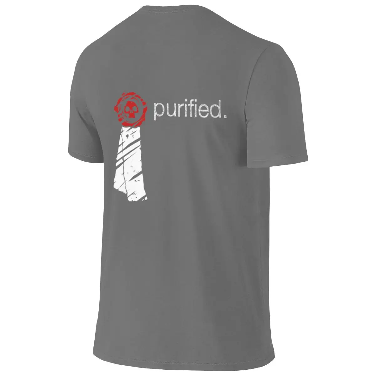 Purity Seal Regular Style Reversible T-shirt Basic Commuting Eco-Friendly Printing Men's T-shirts