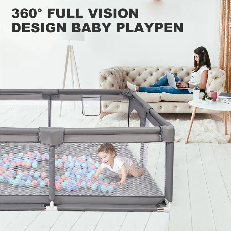 Baby Fence Baby Playground Baby Toy Safety Barrier Fence Playpen for Children Activities Child Edge Protector Play Barrier Fence