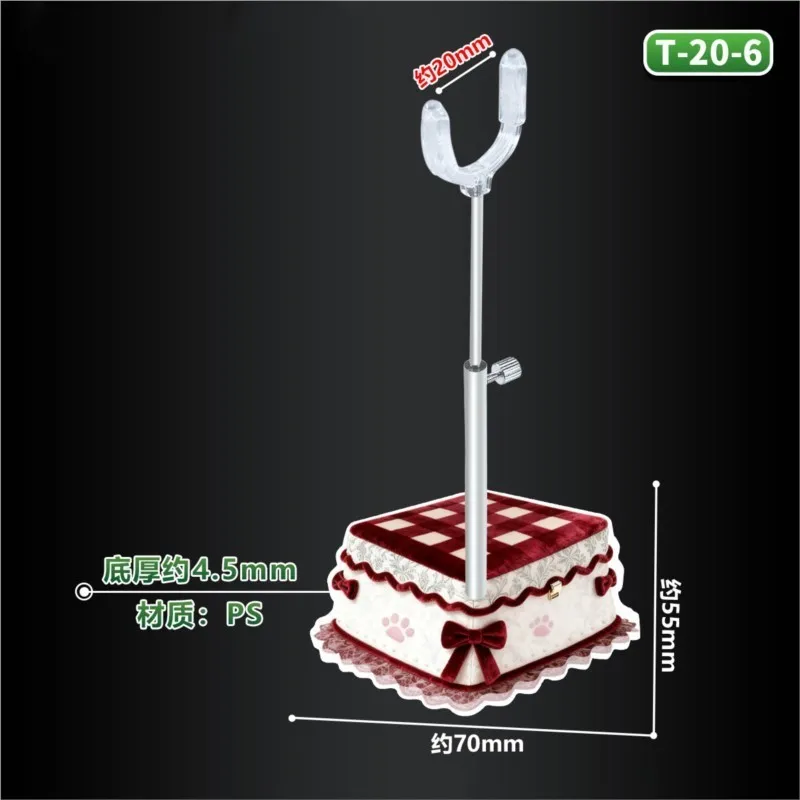 New Doll Stand Adjustable 1/12 1/8 Ob11 Doll Display Rack Retractable Crotch Support Frame Action Figures Holder Accessories