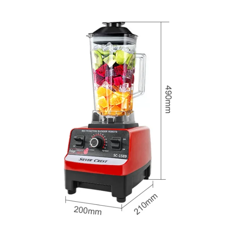 Hot Sell Multifunctional Duty Commercial Kitchen Household Fresh Fruit Electrical Smoothie Mixer Fruit Juice Cuisine Blender