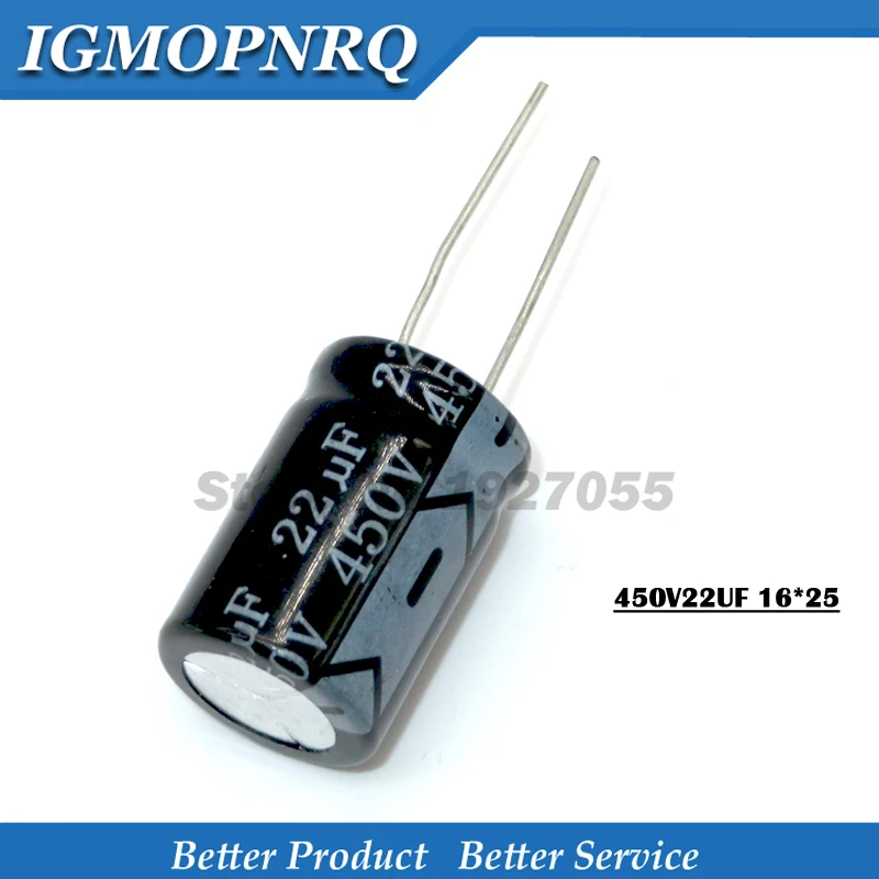 10PCS 450V22UF 16*2…