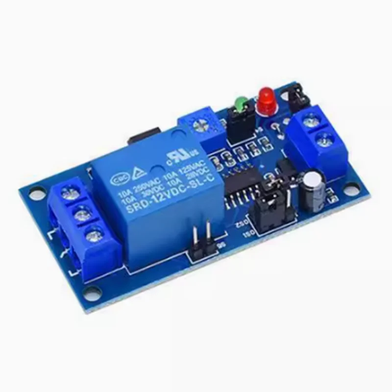 DC 12V Time Relay Module Normal Open Time Delay Relay Timing Timer Relay Control Switch Adjustable Potentiometer