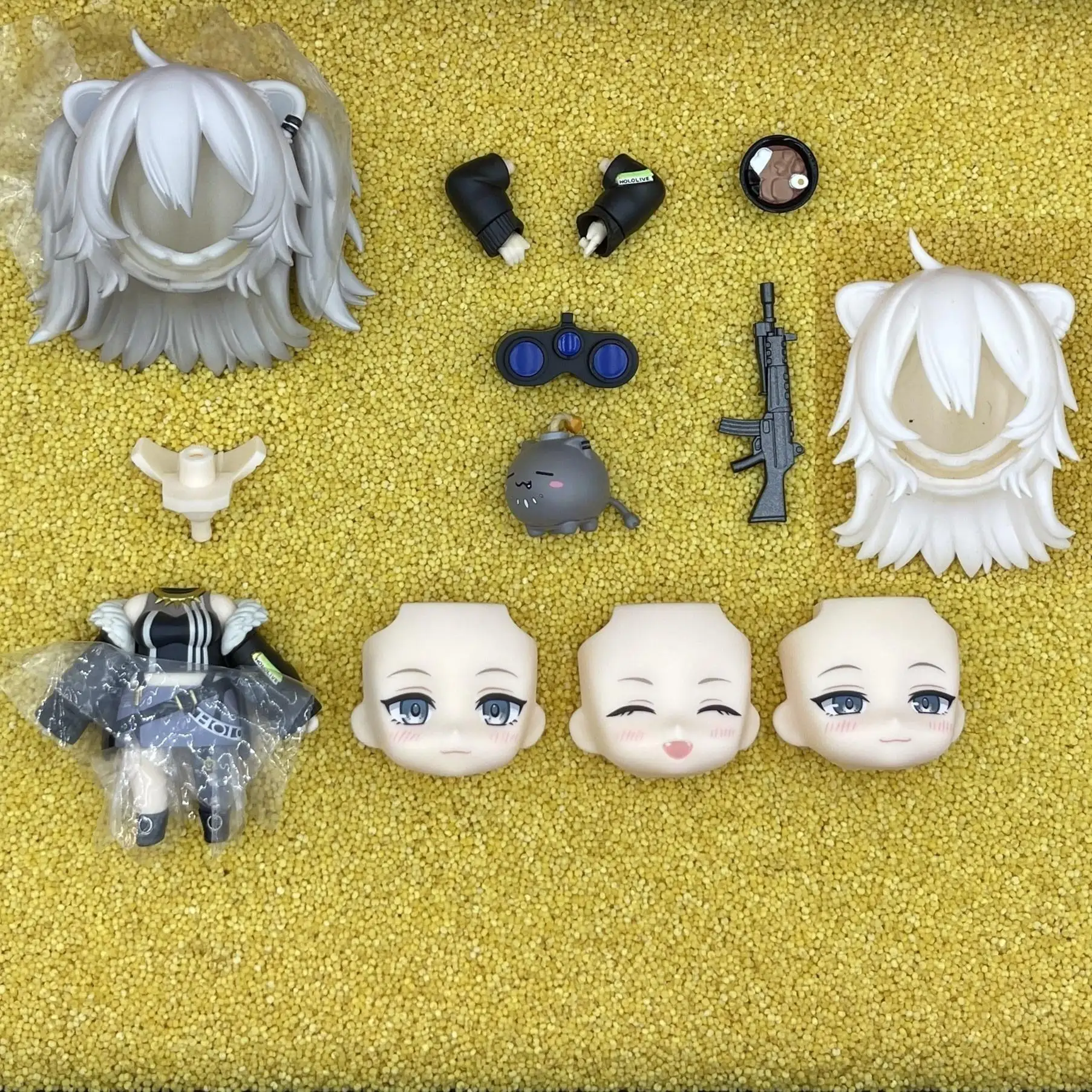 

baishimudan GSC Clay Man Face doll face hair doll accessories