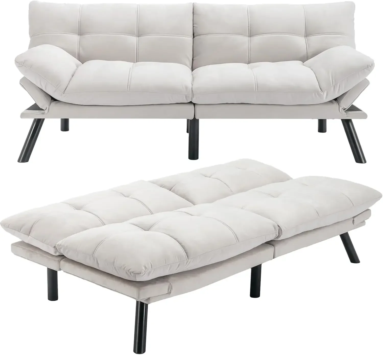 Convertible Futon Sofa Bed, 71