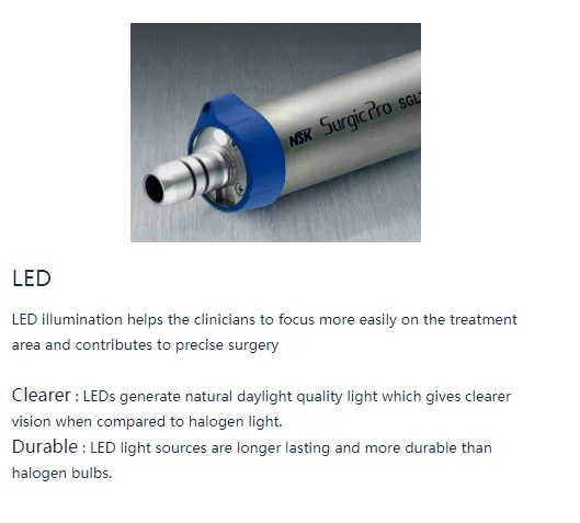 equipamento sistema Surgic Pro com contra-ângulo 20:1