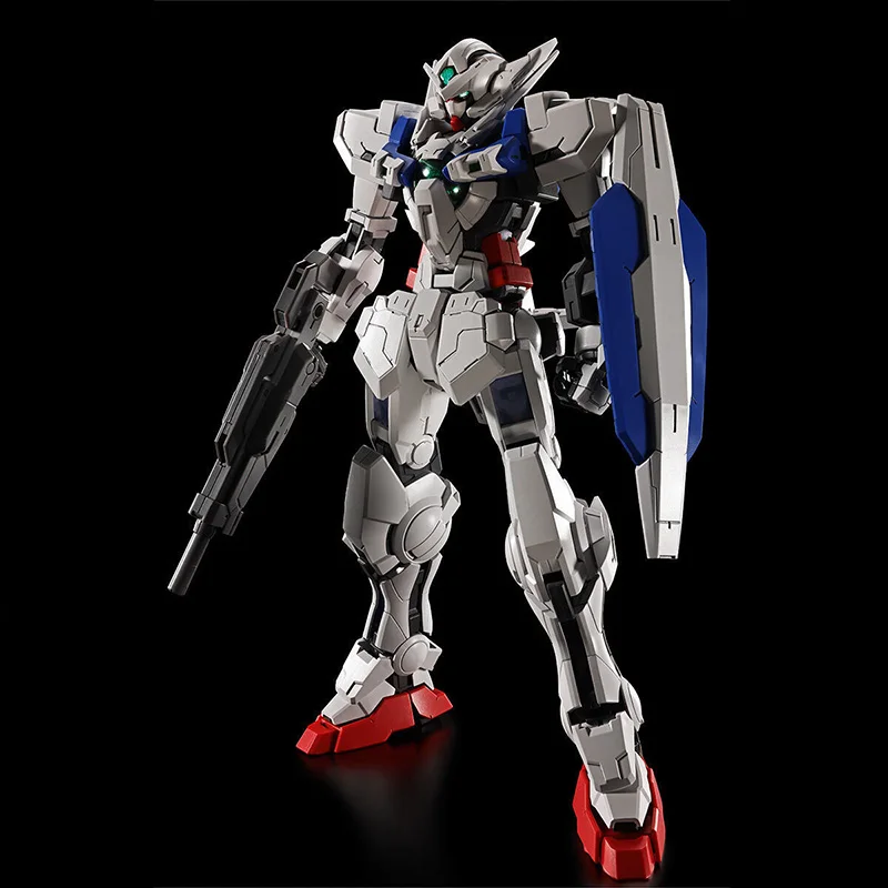 Bandai-Kit de modelo Gundam MG Astraea Proto GN, figura de Anime de doble hoja ancha, Kit de construcción de Gunpla, figuras de acción de Gundam, juguetes de regalo