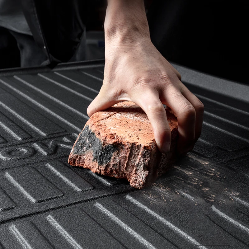 TPE Car Trunk Mat For JAC JS4 X4 2020 To 2023 Waterproof Protective Liner Pad Tray Rubber Accessories Interior