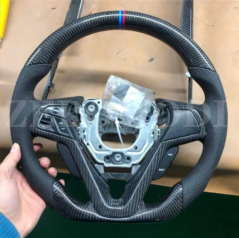 Carbon Fiber Steering Wheel Customized For Hyundai Veloster 2011 2013 2012 2014 2015 2016 2017 2018