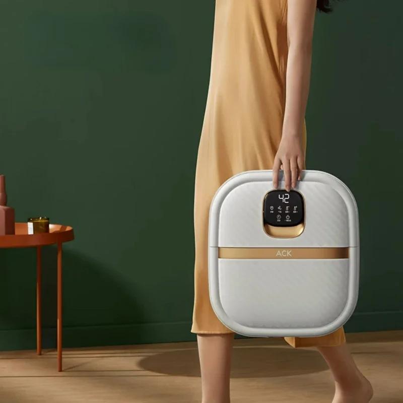 

Складная ванна для ног, роликовый массаж, ванна для ног, автоматический электрический нагрев, постоянный контроль температуры, теплый массажер для ванны