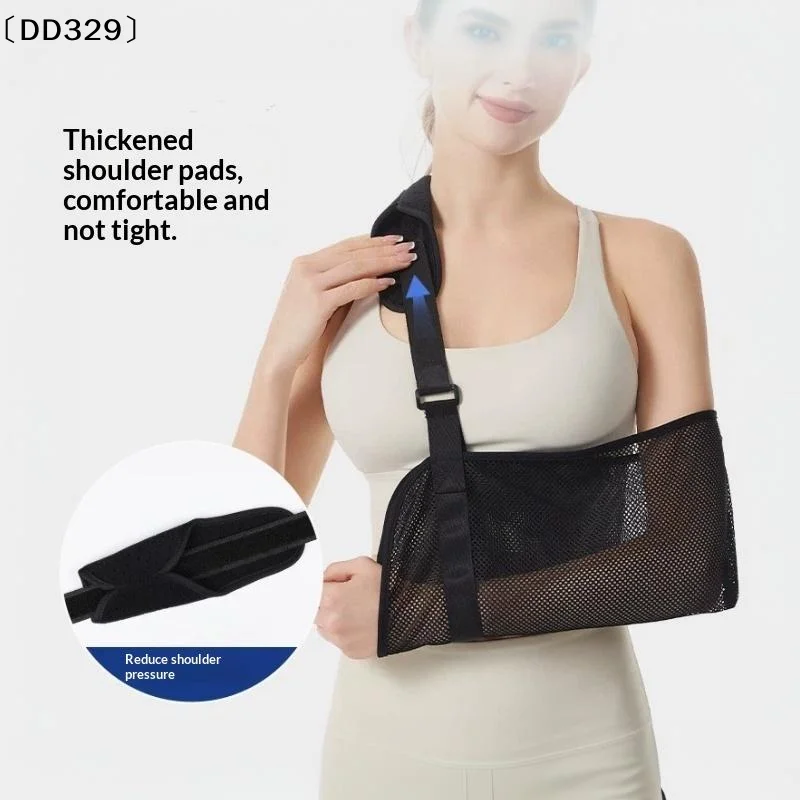 1Pcs Shoulder Dislocation Post Surgery Support Breathable Mesh Arm Sling With Adjustable Padded Strap Fracture Recovery〔DD329〕