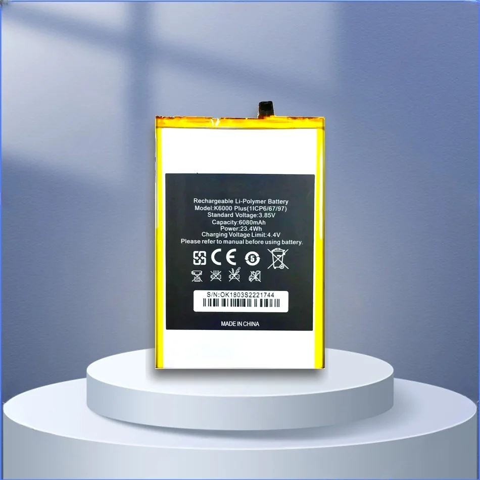 

K6000 PLUS Battery For Oukitel Plus Mobile Phone