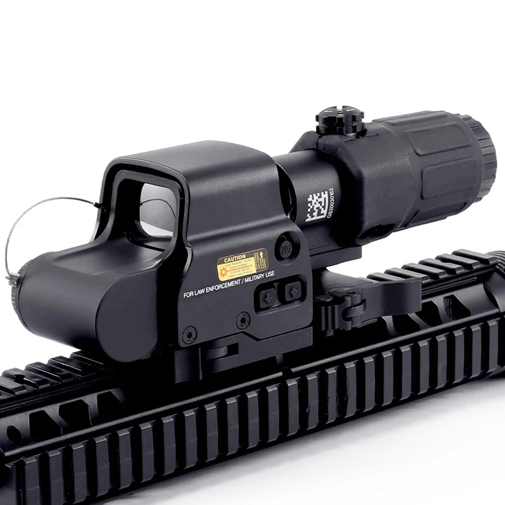 

558+G33 Holographic Reflex Sight Red Dot Optic Sight with G33 3X Magnifier Combo Built-in Flip QD Mount