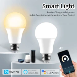 12W/15W/20W WiFi Smart LED Light Bulbs 110V 220V LED Smart Lamps CozyLife APP Voice Control Works With Alexa Google Home