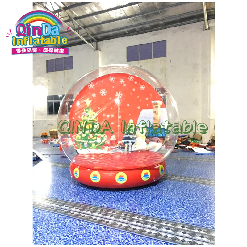 Khuyến Mãi Giáng Sinh Bơm Hơi Quả Cầu Tuyết Bán Chạy, Khổng Lồ PVC Bong Bóng Phong Cho Giáng Sinh Inflatables Phtot Gian Hàng Bóng