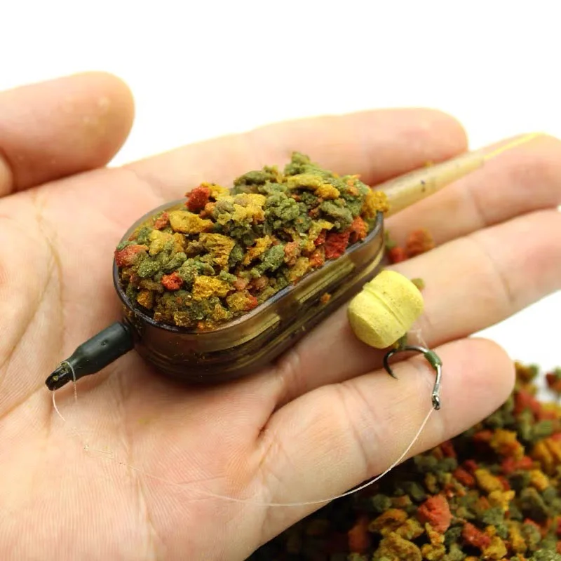 3-Piece Quick-Release Carp Feeder Set - 20g/30g/40g/50g Bait Cage for Long-Distance Fishing view 3