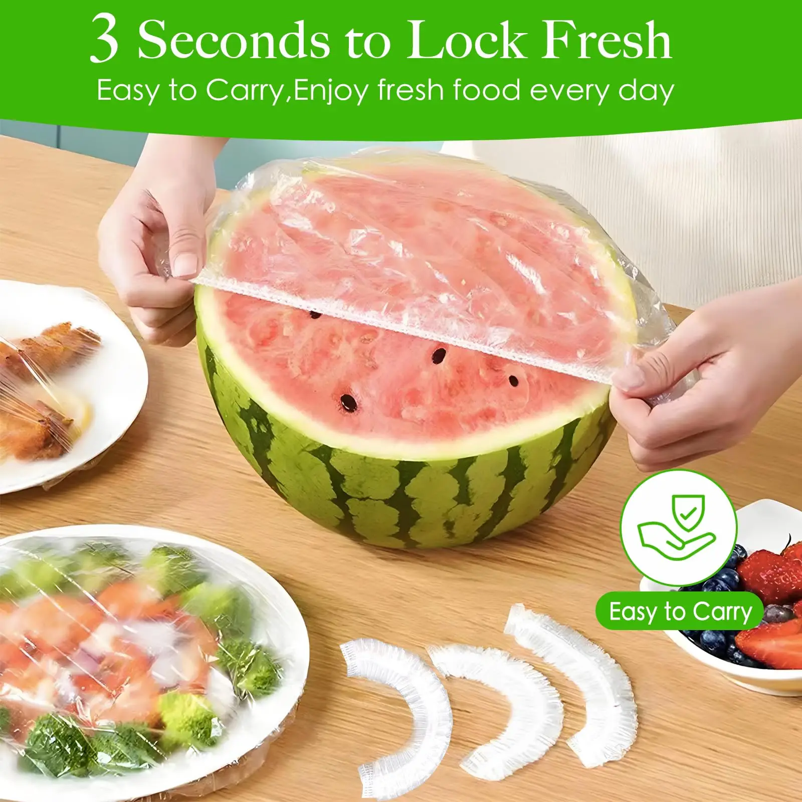 Disposable Food Cling Film Preservation Hood For Bowl Elastic Plate Small Appliance Air Fryer Coffee Maker Thickening Covers gallery 3
