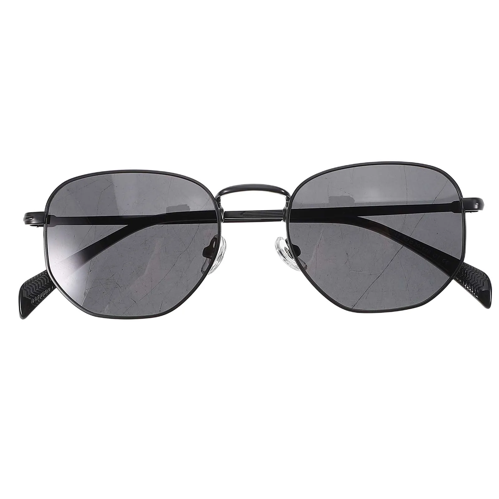 

Vintage Metal Sunglasses Hexagon Fashion for Men Women Kids Black Polarized Lightweight Round Retro Sun Glasses