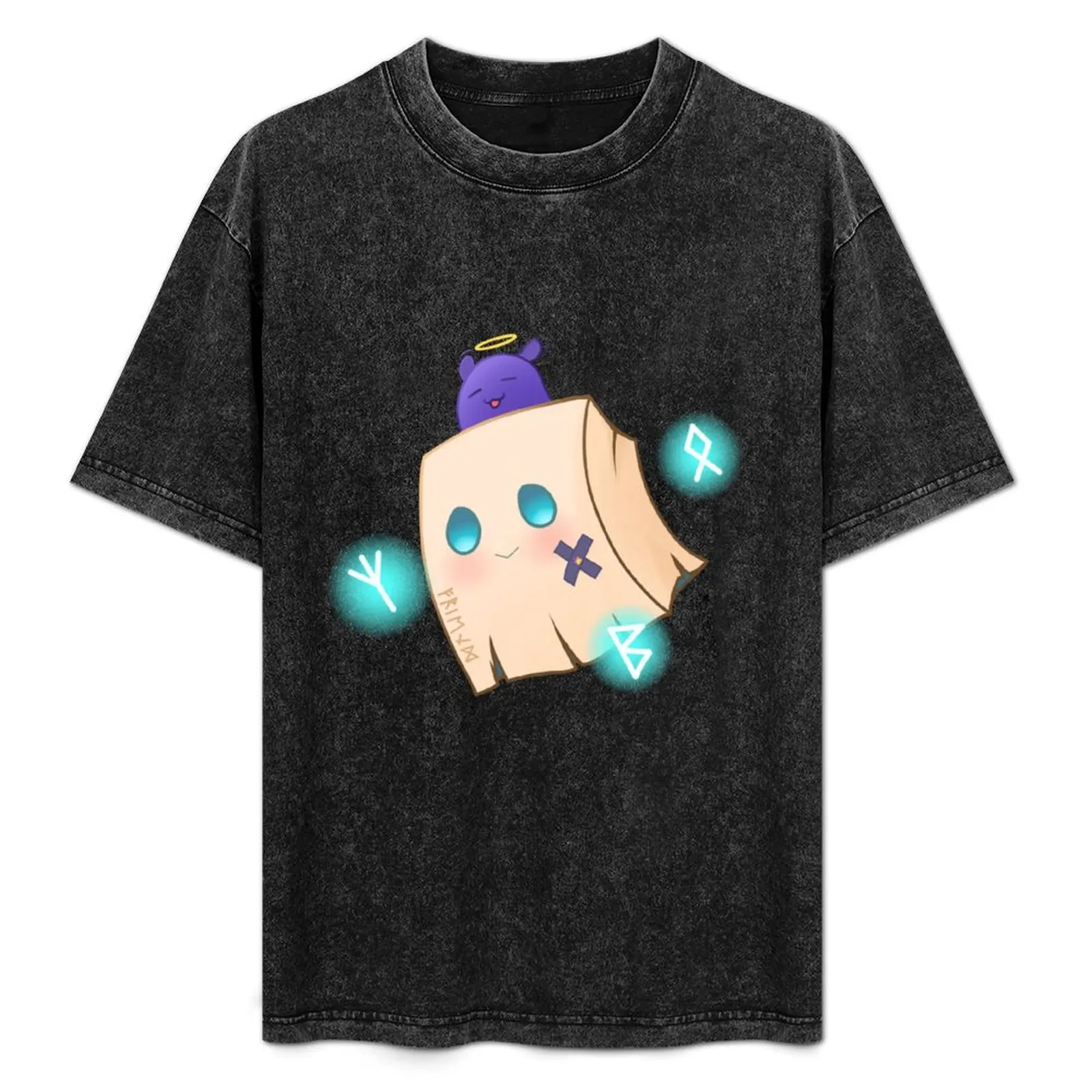 

friend and takodachi T-Shirt Basic Daily Outfit Short Sleeve Tee