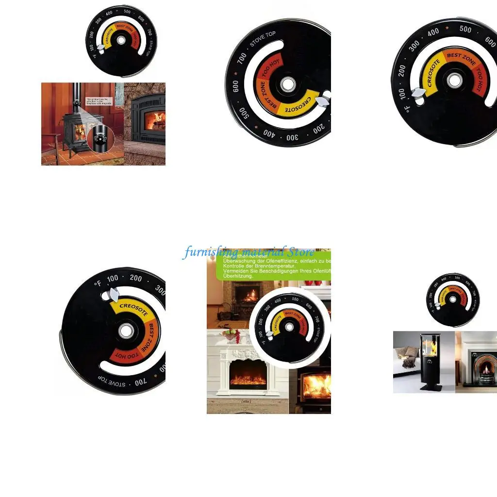 

Y5GD Stove Thermometer Oven Stove Temperature Stove Top Thermometer for Wood Burning Stove, Gas Stove