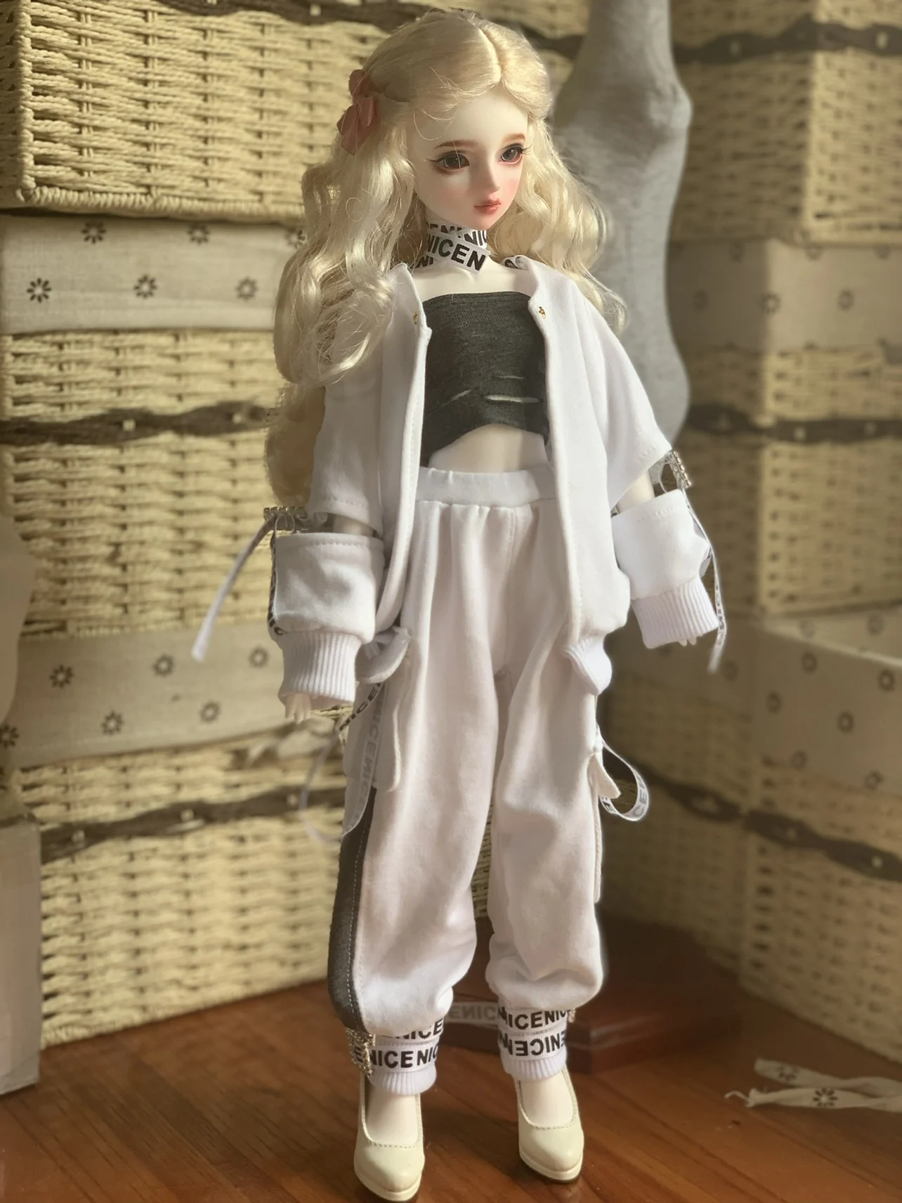 

BJD doll clothes for 1/4 1/5 1/6 size bjd cute doll sports clothes set 1/4 1/5 1/6 clothes doll accessories (3 points)