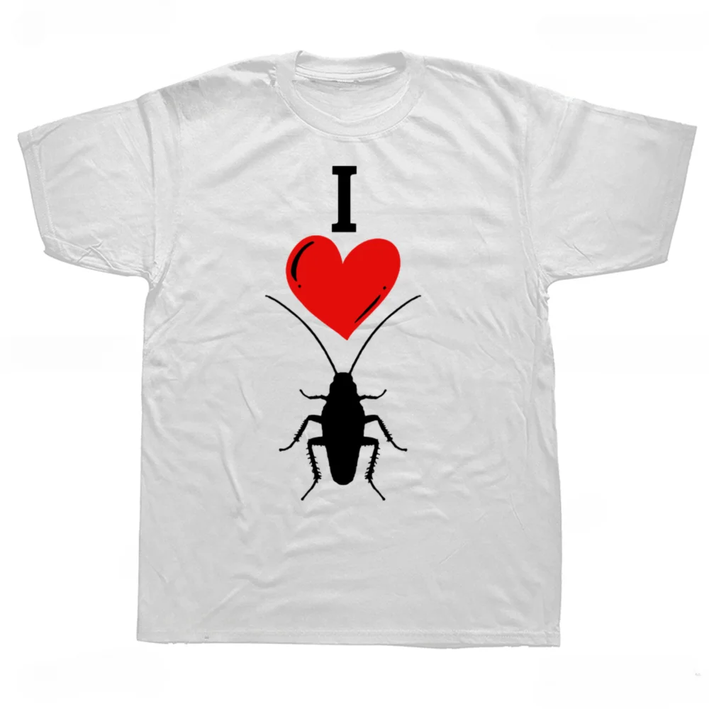 Summer Style Funny Cockroach Lover Vintage T Shirts Humor Graphic Streetwear Short Sleeve T-shirt Fashion Casual Mens Clothing