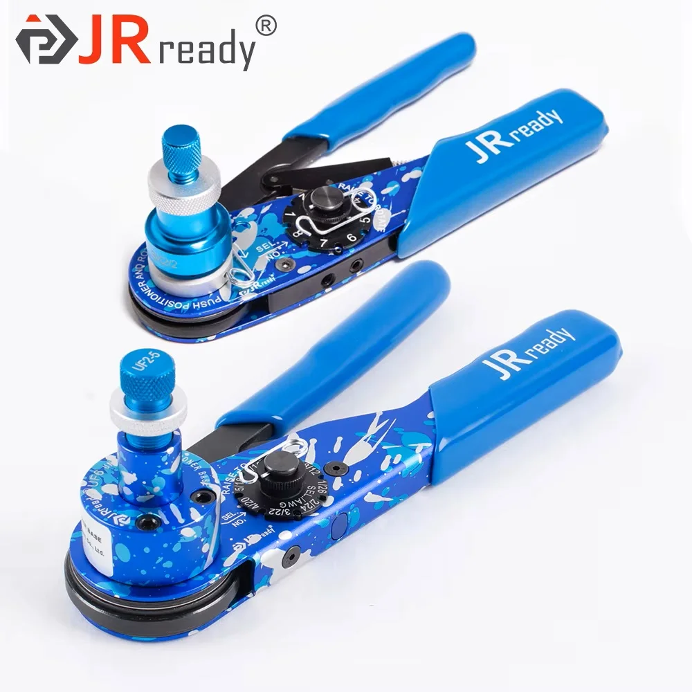 JRready ST2138 Wire Crimper KIT NEW-AS1 M22520/1-01 12-26 AWG NEW-AS2 M22520/2-01 20-32AWG For M39029 38999 26482 Solid Contact