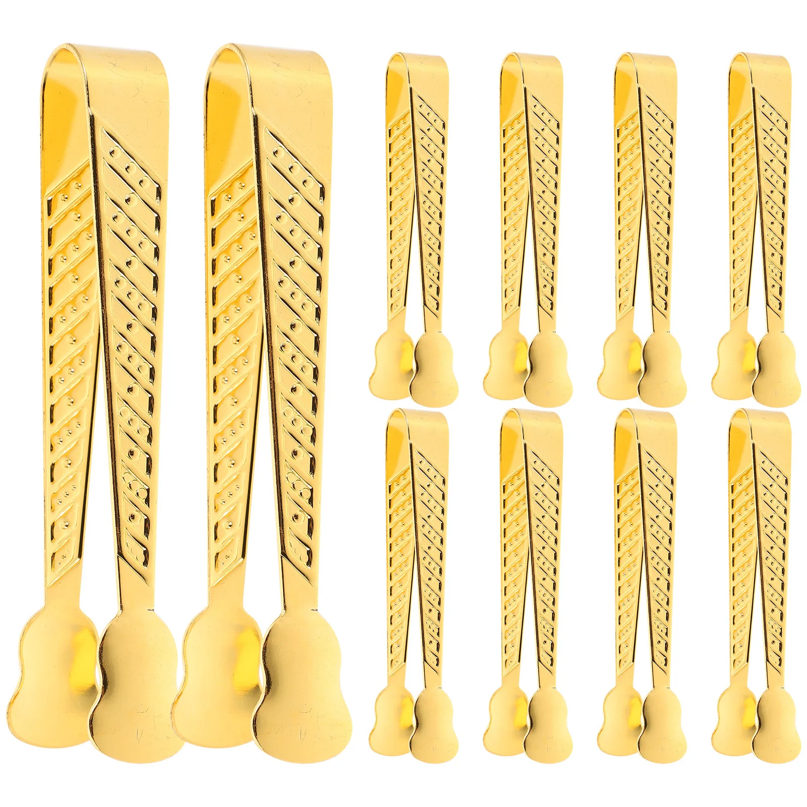 

10Pcs Incense Coal Tongs Metal Charcoal Clips Firm Grip Burning Tools for Traditional Rituals and Home Use Charcoal Clip