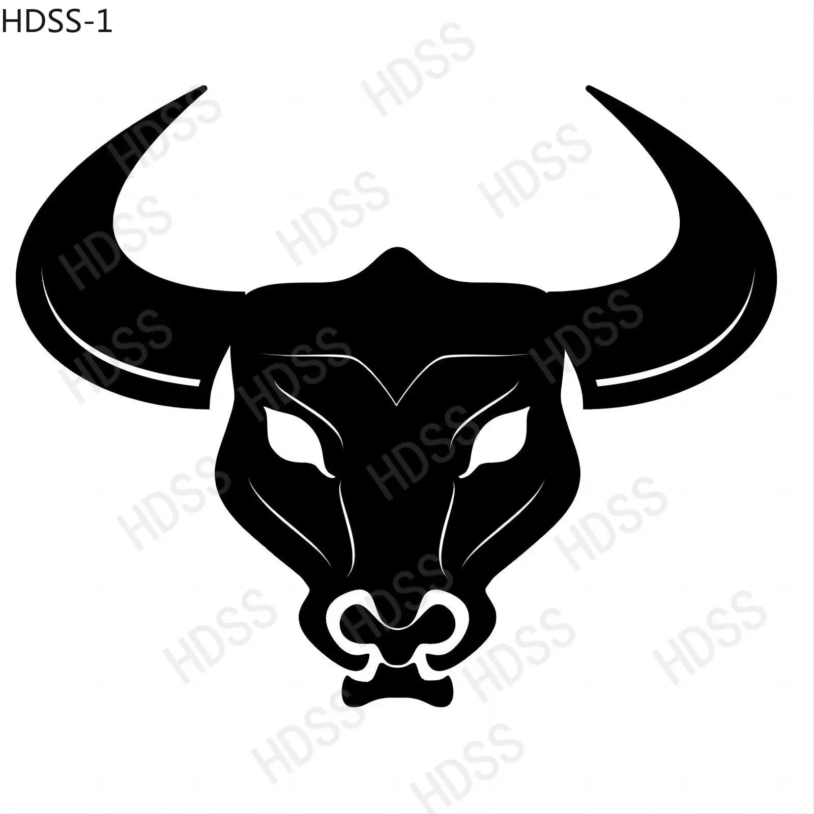 

HDSS -Bull Head Car Stickers Funny Vinyl Animal Stickers Windshield Stickers Motorcycle Helmet Laptop Decorative PVC