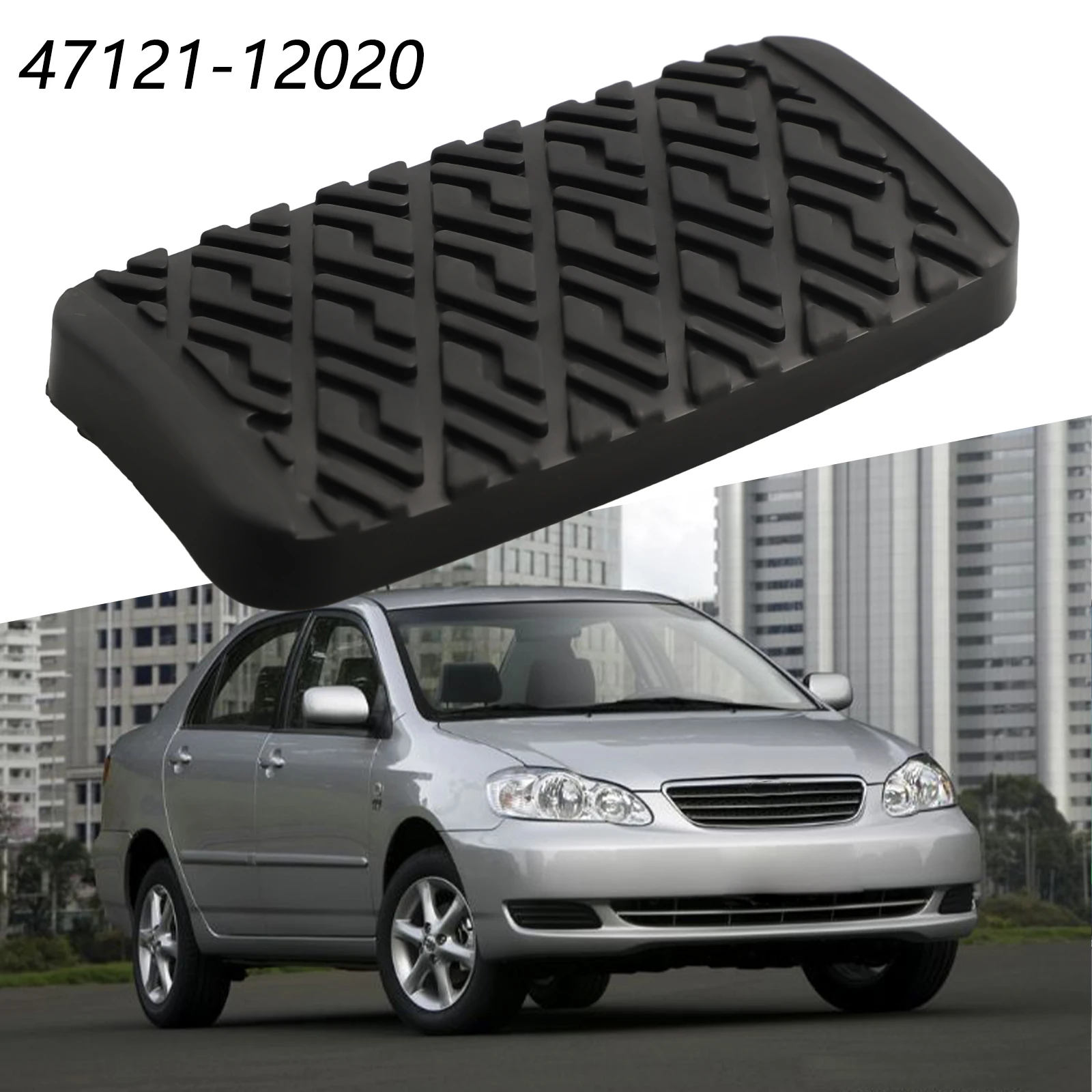 

Cover Brake Pedal Rubber 47121-12020 Car Accessories For Toyota Practical To Use For Corolla 1975-2008 High Quality