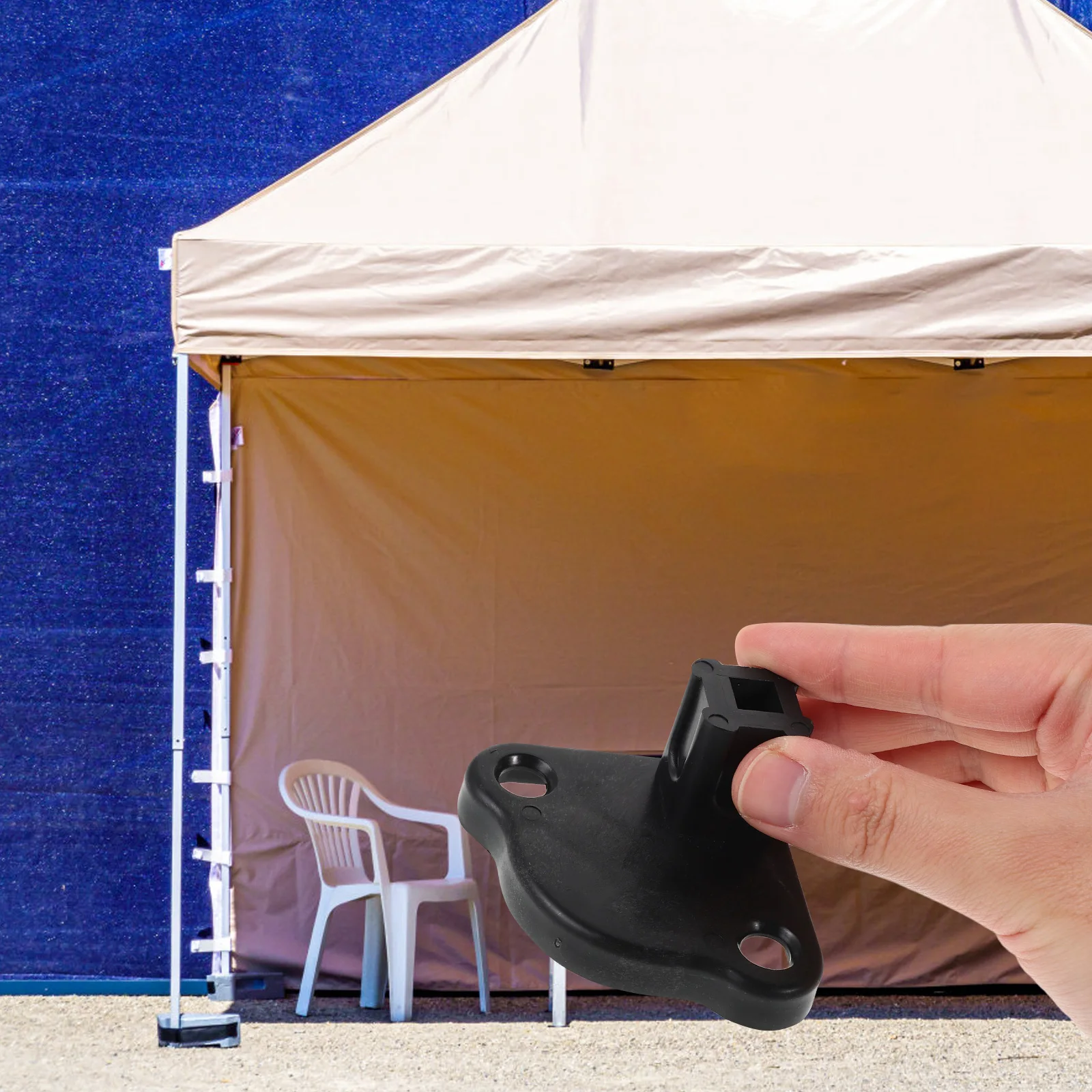 

4pcs Stable Tent Bottom Base Universal Bracket For Umbrella Tents Compact Lightweight Antislip Portable Outdoor Camping