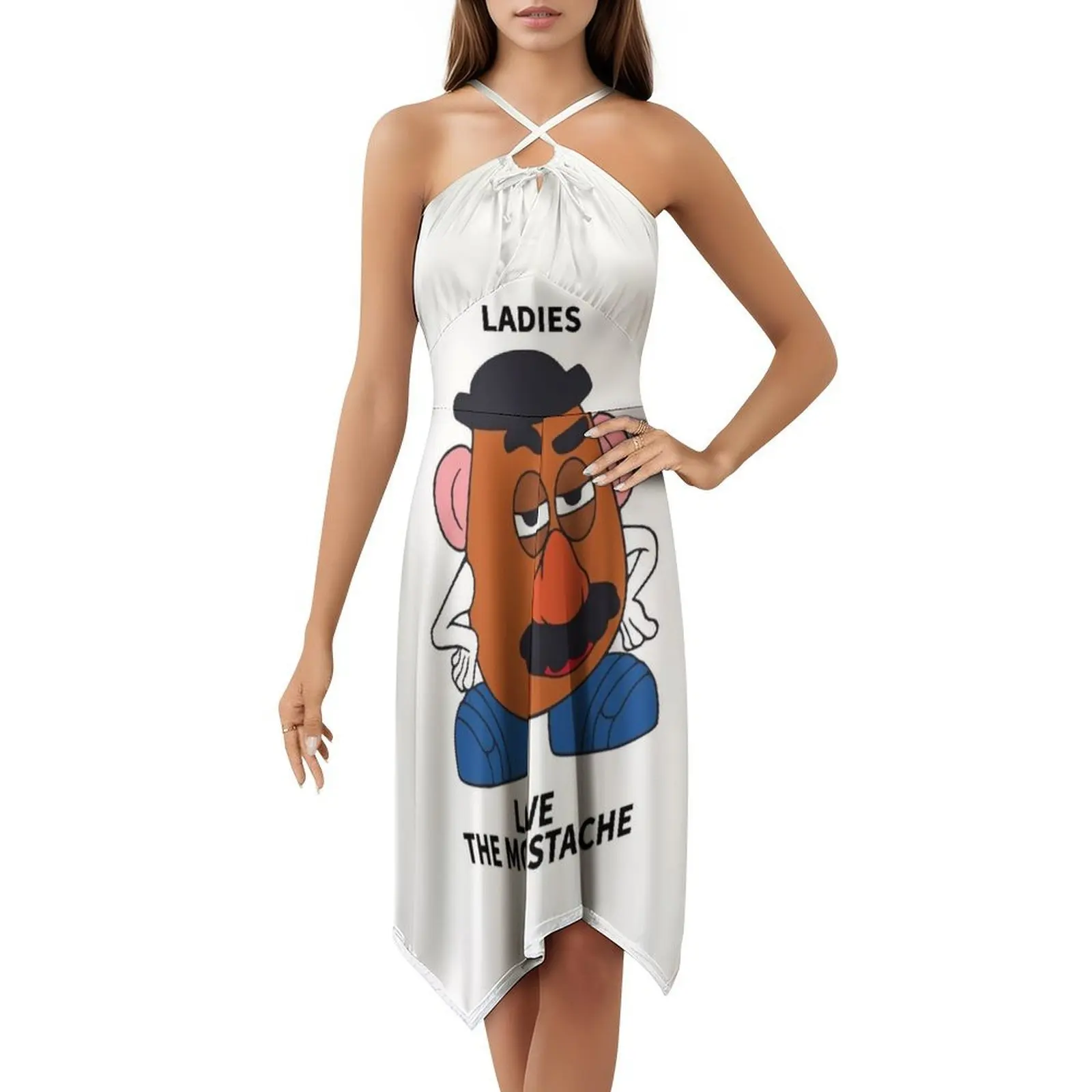 هدية للنساء، لعبة السيد أ البطاطس، هدايا جرافيك لطيفة، فستان حفلات نسائي، ملابس نادي مطبوعة عصرية للإناث #5