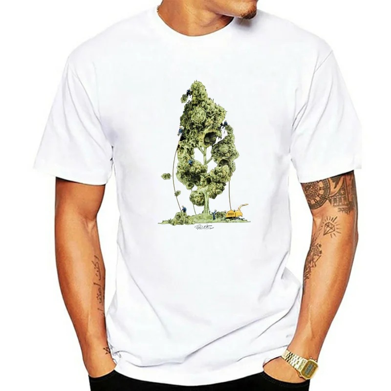 Primitive Bud Tree T-Shirt Black Mens Streetwear Free Style Tee Shirt