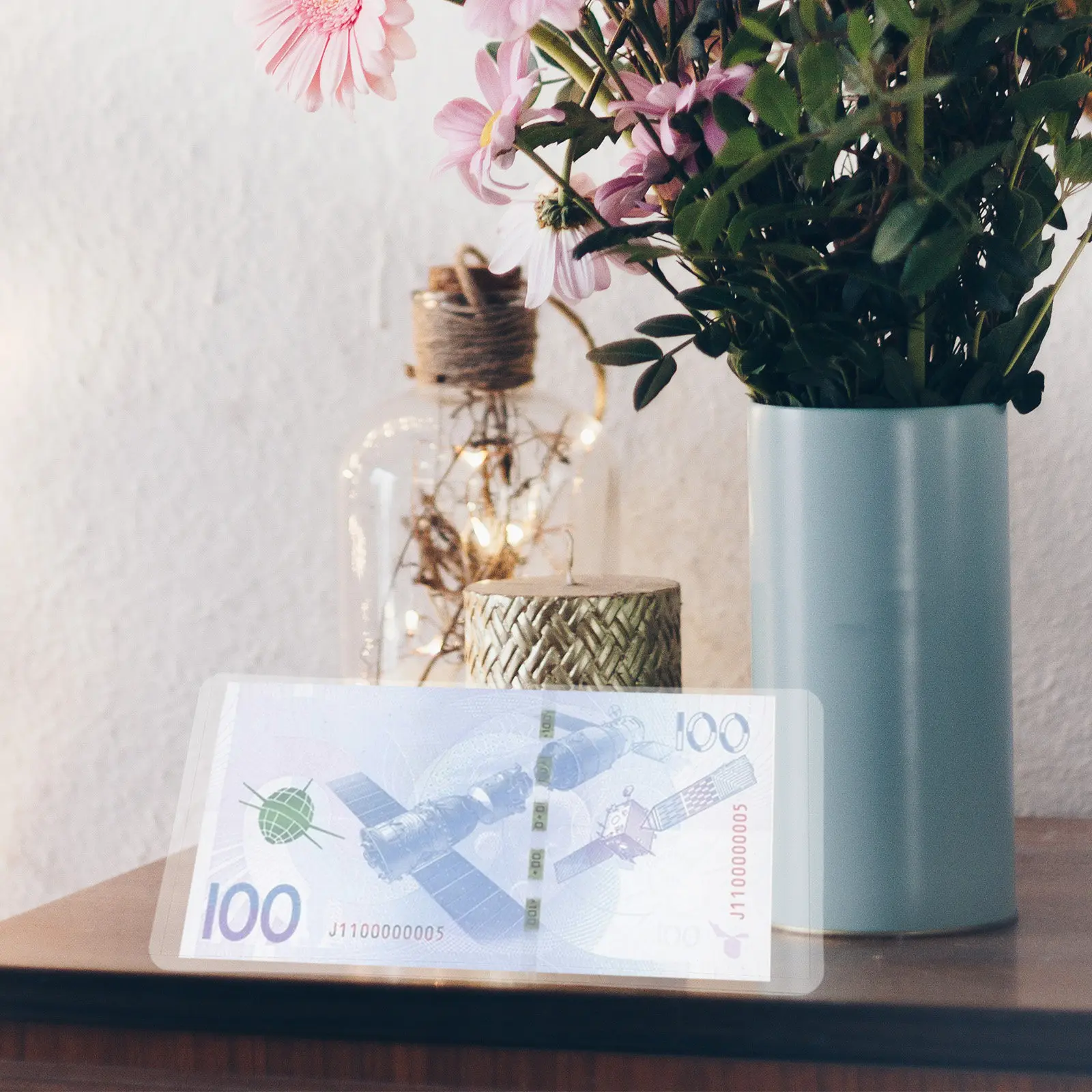 12Pcs Clear Currency Sleeves Banknote Storage Pouches for Collectors Paper Money Protector Dust Moisture Resistant Display Case