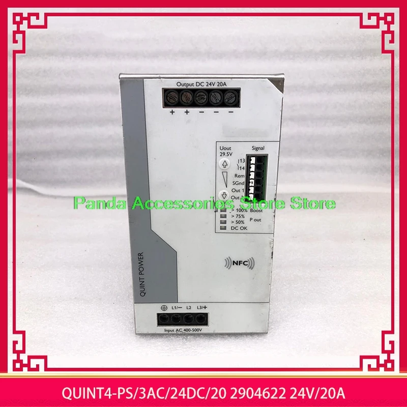 

QUINT4-PS/3AC/24DC/20 2904622 24V/20A For Phoenix Rail Power Supply Three-phase High Quality Fully Tested Fast Ship