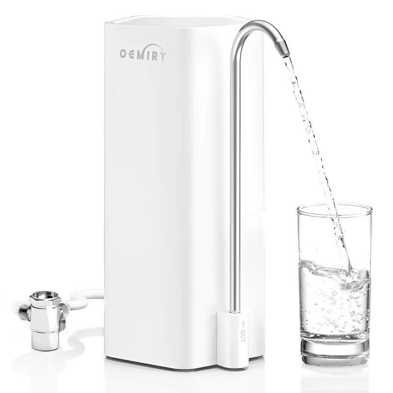 

Countertop Water Filtration System, NSF/ANSI 42&372 Certified, 8000 Gallons Alkaline Water Filter, Reduces 99.99% Lead, Chlorine