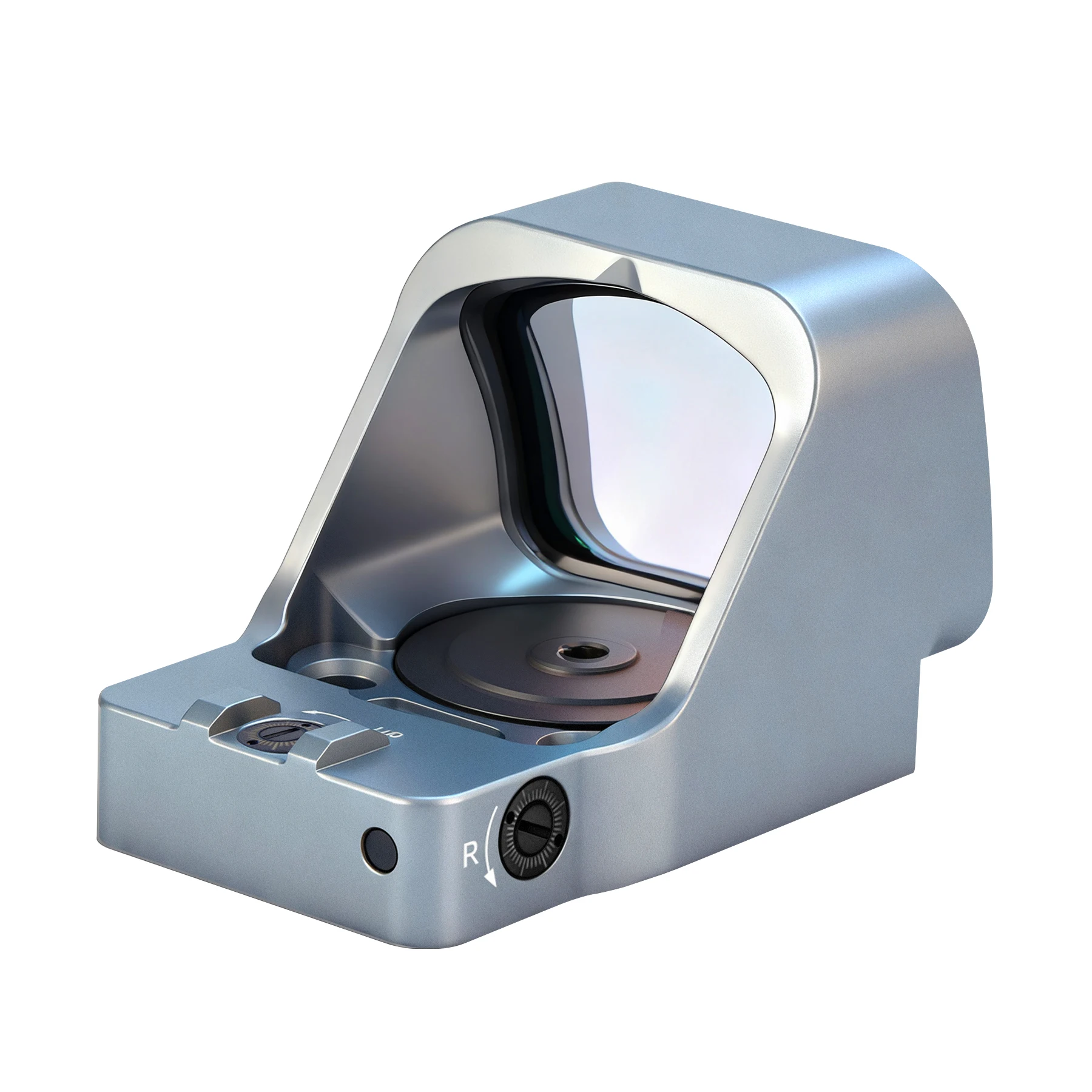 GOWUTAR GP-9 GREY 28x23mm extra large window shake awake R.M.R red green dot sight 6 moa waterproof fogproof competition optic
