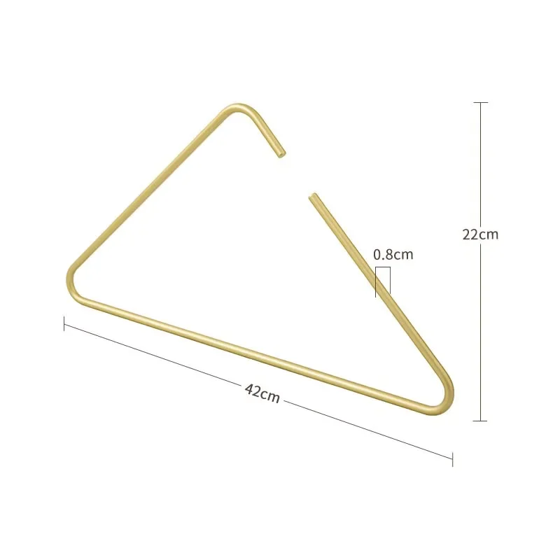 Imagem -06 - Cabides Multifuncionais Criativos Organizador de Calças Liga de Alumínio Cabides de Terno Cremalheira de Secagem Triangular Sólido mm 42cm