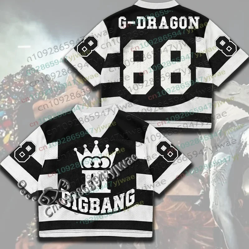 Hot Sale Bigbang BiiiG Cosmos Mesh Jersey Ultimate Fan Gift 2026 WORLD TOUR Album TShirt For MenWomen Y2k Unisex TShirt Clothing